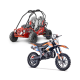 Véhicule pour enfant. 4x4 ou draisienne ou ditbike moto tout-terrain
